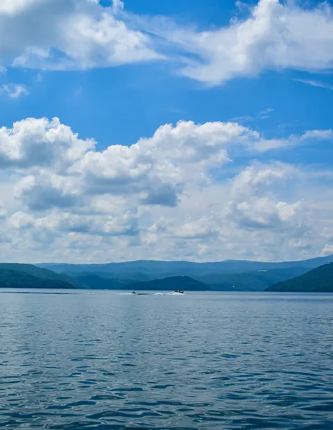 View of Lake Jocassee in South Carolina
